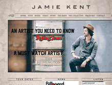 Tablet Screenshot of jamiekent.com